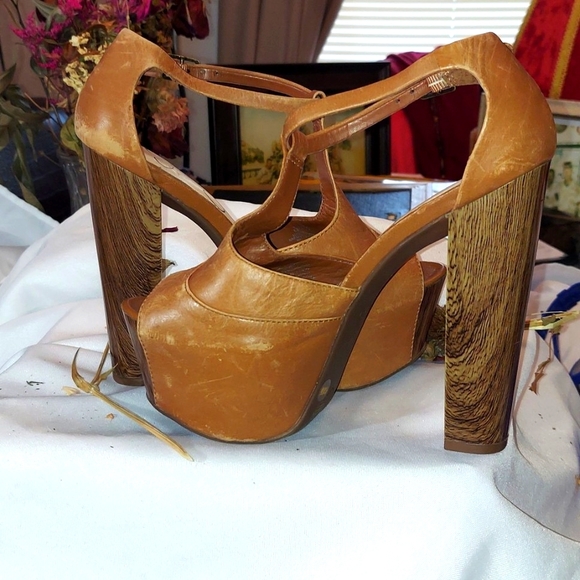 Jessica Simpson HOTTTTTTT!! Platform sandal with chunky heel - Picture 3 of 8